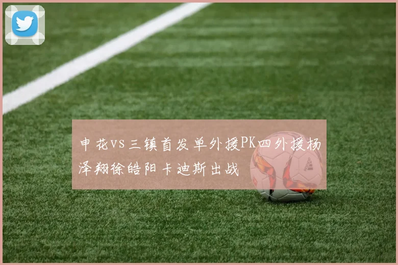 申花vs三镇首发单外援PK四外援杨泽翔徐皓阳卡迪斯出战